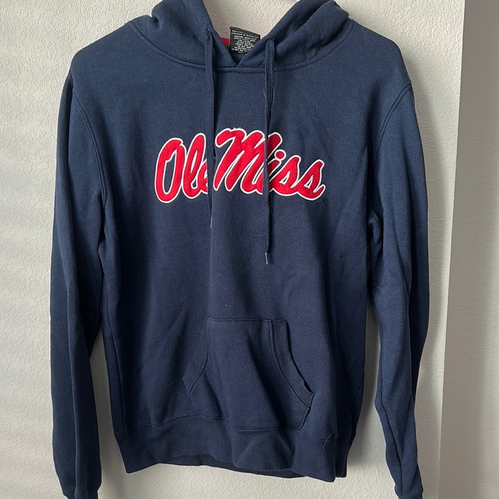 Navy Blue ole miss Hoodie